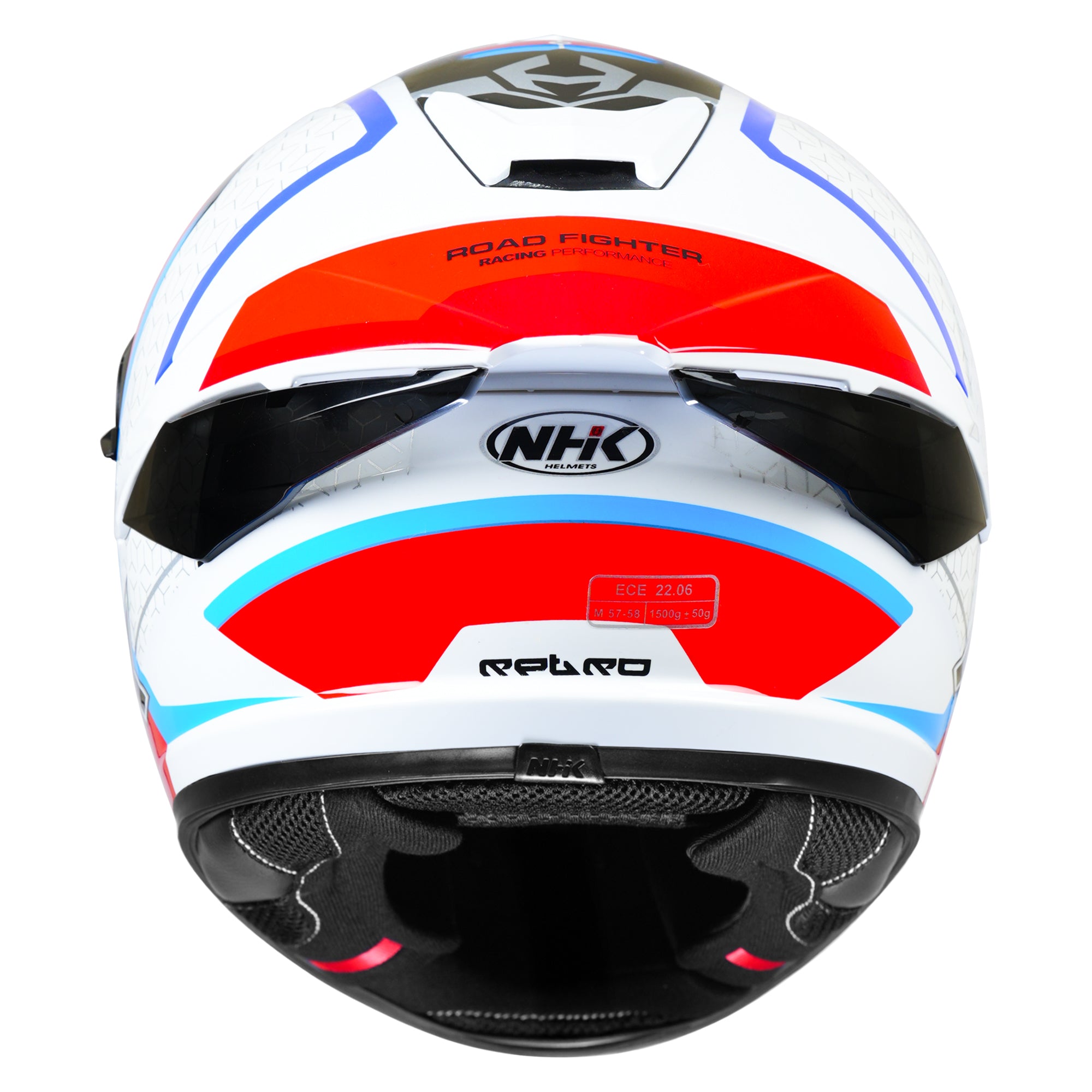NHK K5R RETRO WHITE/RED BLUE