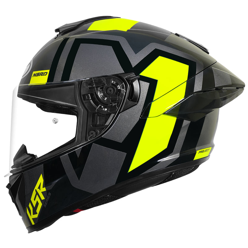 NHK K5R SHIELD BL/YELLOW