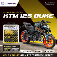 Ceramic Brake Pads For KTM 125 Duke (2012-2023) - Front - CRM8609 - 1 Set