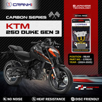 Carbon Brake Pads For KTM 250 Duke GEN3 (2024-2025) - Rear - CFB312 - 1 Set