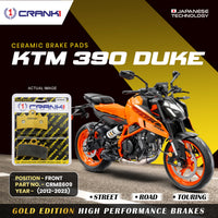 Ceramic Brake Pads For KTM 390 Duke (2012-2023) - Front - CRM8609 - 1 Set