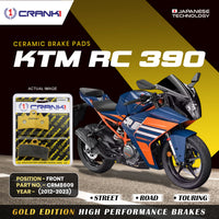 Ceramic Brake Pads For KTM RC 390 (2012-2023) - Front - CRM8609 - 1 Set
