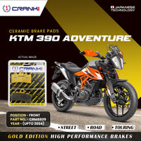 Ceramic Brake Pads For KTM 390 Adventure (Upto 2024) - Front - CRM8609 - 1 Set