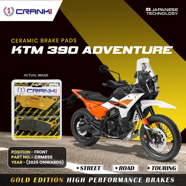 Ceramic Brake Pads For KTM 390 Adventure (2025 Onwards) - Front - CRM859 - 1 Set