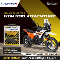 Ceramic Brake Pads For KTM 390 Adventure (2025 Onwards) - Front - CRM859 - 1 Set