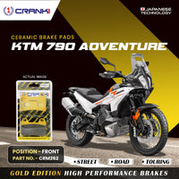 Ceramic Brake Pads For KTM 790 Adventure - Front - CRM262 - 2 Sets