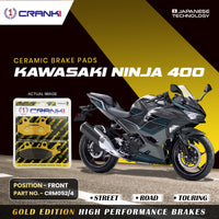 Ceramic Brake Pads For Kawasaki Ninja 400 - Front - CRM052/4 - 1 Set