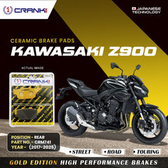Ceramic Brake Pads For Kawasaki Z900 (2017-2025) - Rear - CRM741 - 1 Set