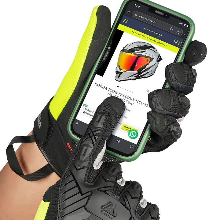 Korda Droid Riding Gloves - Black