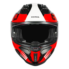 Korda Evo Artemis Helmet - Gloss Black|White|Red