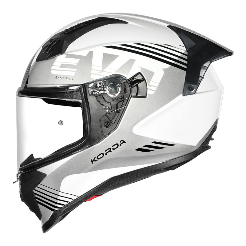 Korda Evo Artemis Helmet - Gloss White/Grey