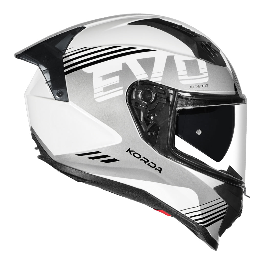 Korda Evo Artemis Helmet - Gloss White/Grey