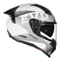 Korda Evo Artemis Helmet - Gloss White/Grey