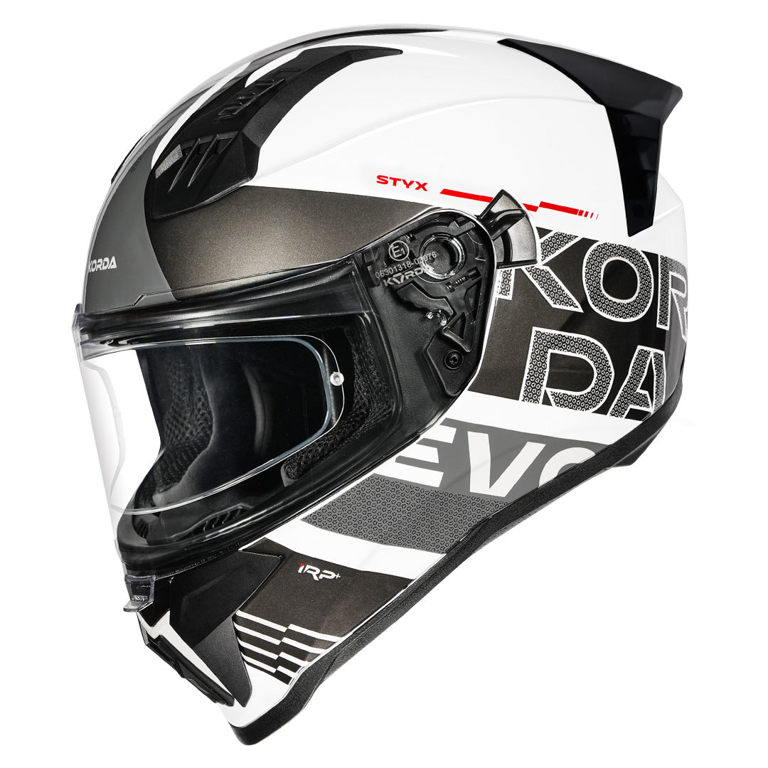 Korda Evo Styx Helmet - Gloss White|Grey