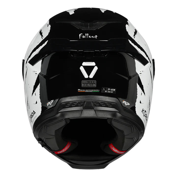 Korda Icon Fallout Helmet (Gloss White)