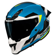 Korda Icon Lemur Helmet (Gloss White/Blue)