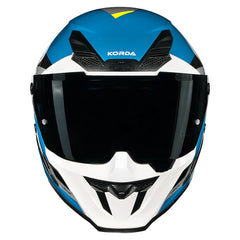 Korda Icon Lemur Helmet (Gloss White/Blue)