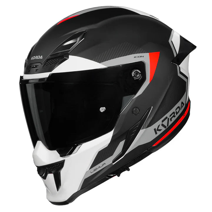 Korda Icon Lemur Helmet (Matt Red)