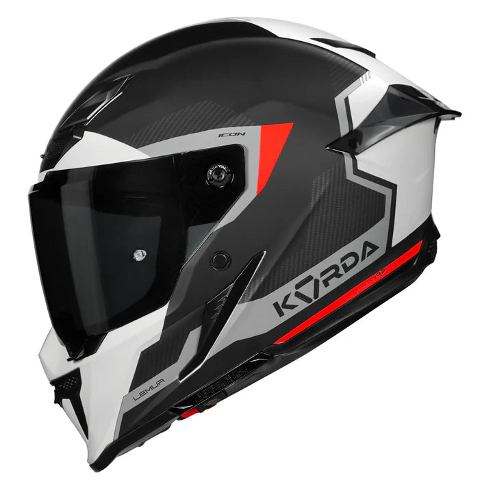 Korda Icon Lemur Helmet (Matt Red)