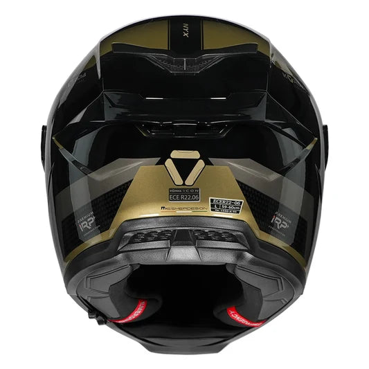 Korda Icon NYX Glossy Helmet - Gold Black