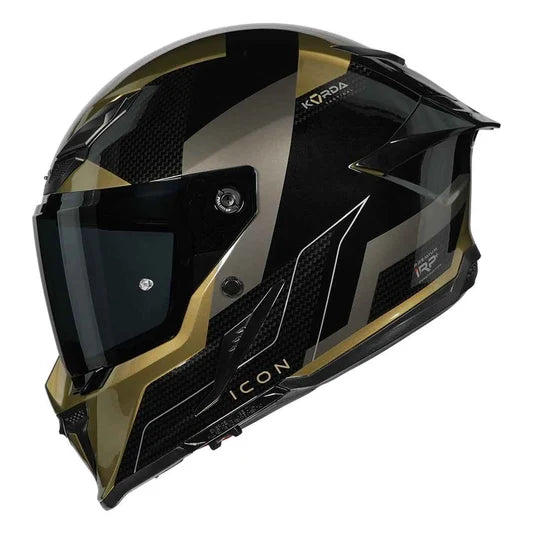 Korda Icon NYX Glossy Helmet - Gold Black