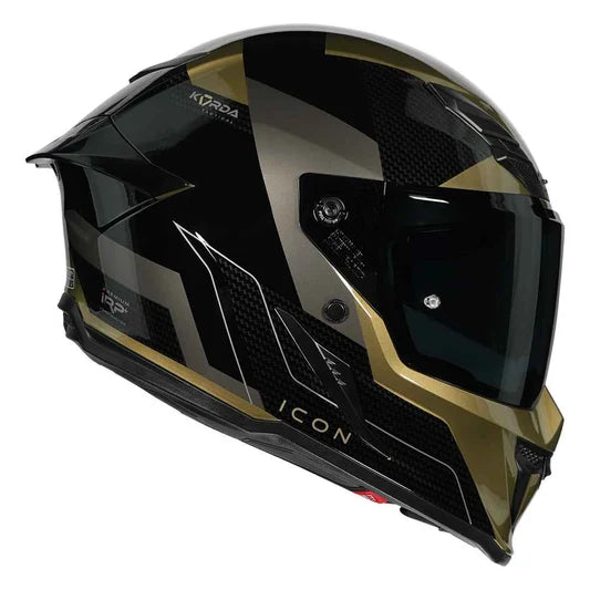 Korda Icon NYX Glossy Helmet - Gold Black