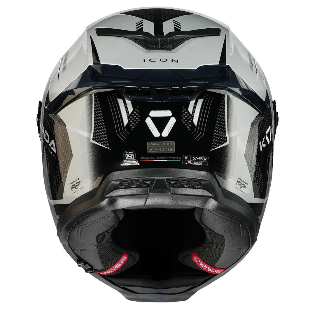 Korda Icon Strike Helmet (Gloss Grey)