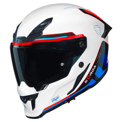 Korda Icon Tokio Helmet (White, Blue)