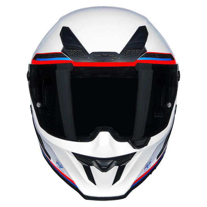 Korda Icon Tokio Helmet (White, Blue)