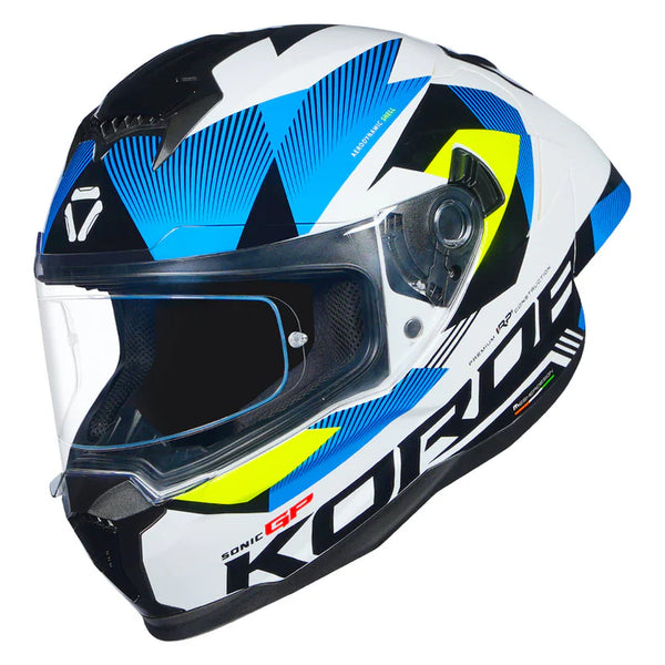 Korda Sonic GP Brave Helmet (Fluorescent Yellow)