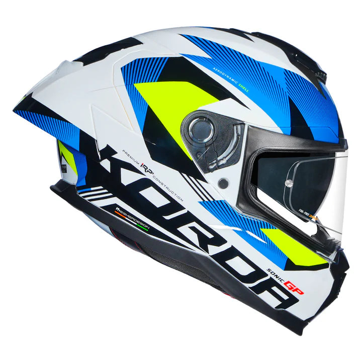 Korda Sonic GP Brave Helmet (Fluorescent Yellow)