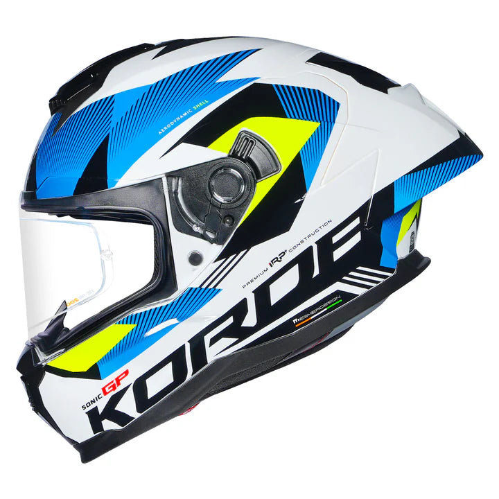 Korda Sonic GP Brave Helmet (Fluorescent Yellow)