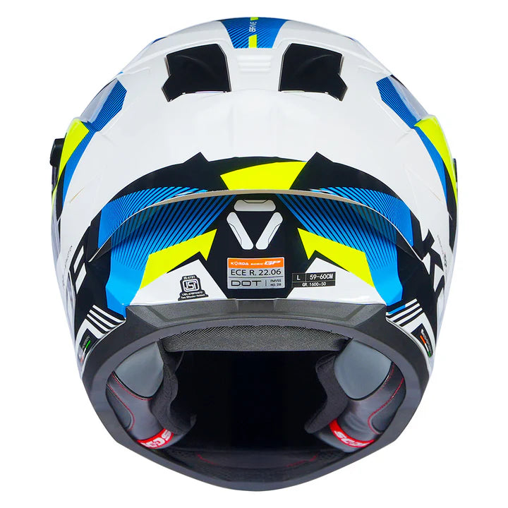 Korda Sonic GP Brave Helmet (Fluorescent Yellow)