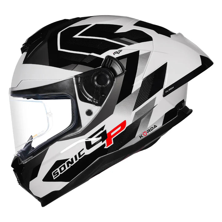 Korda Sonic GP Flash Helmet (White)
