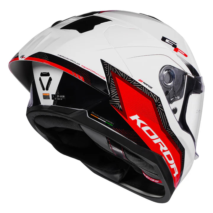 Korda Sonic GP Rapide Helmet (Red)