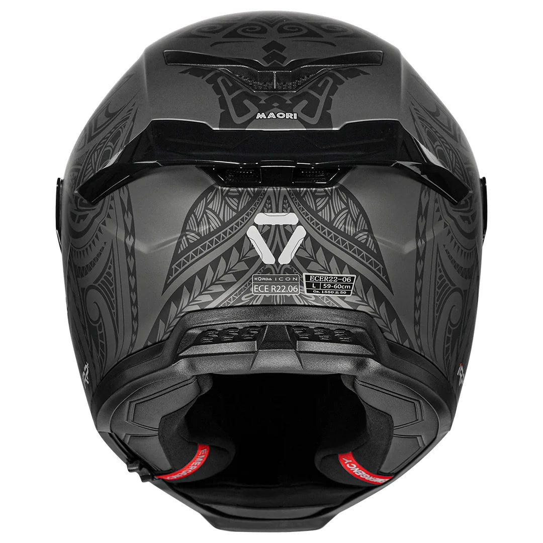 Korda Icon Maori Helmet - Matt Grey