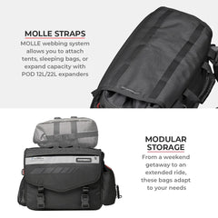 VIATERRA LEH MINI 100% WATERPROOF SADDLEBAGS