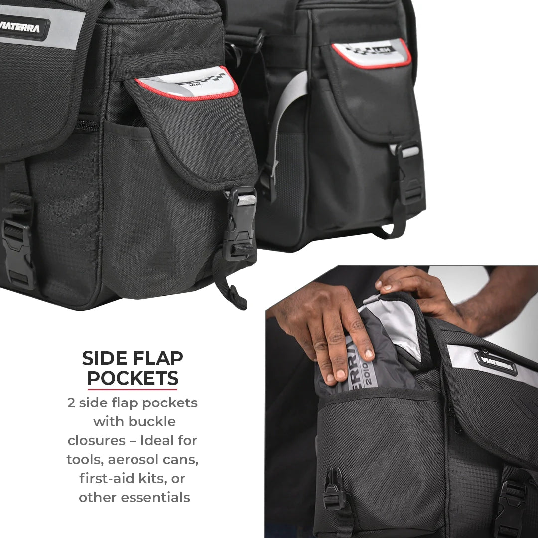 VIATERRA LEH MINI 100% WATERPROOF SADDLEBAGS