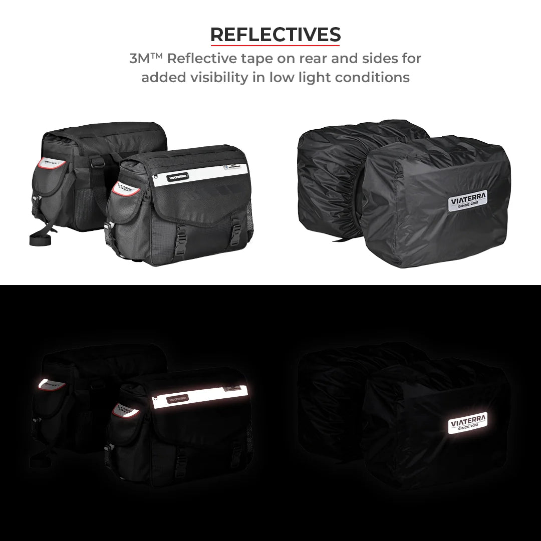 VIATERRA LEH MINI 100% WATERPROOF SADDLEBAGS