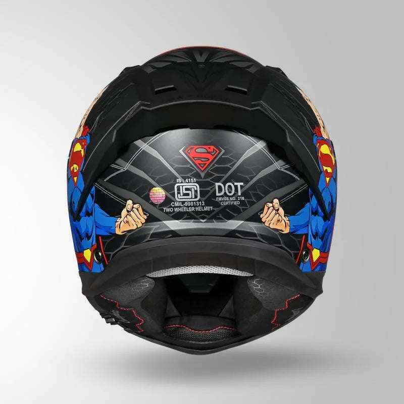 STUDDS HELIOS SUPERMAN EDITION BLACK & N1-BLUE