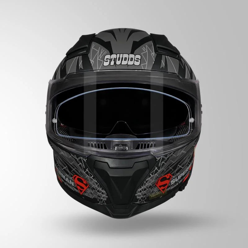 STUDDS HELIOS SUPERMAN EDITION BLACK & N1-BLUE