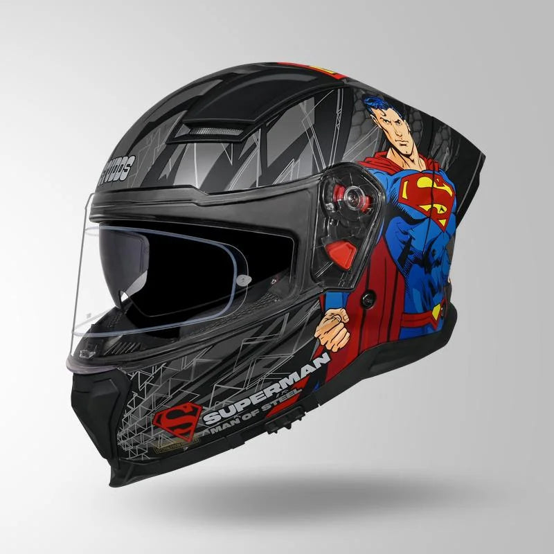 STUDDS HELIOS SUPERMAN EDITION BLACK & N1-BLUE