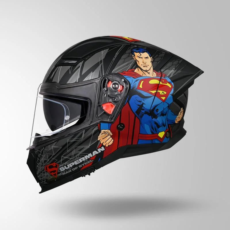 STUDDS HELIOS SUPERMAN EDITION BLACK & N1-BLUE