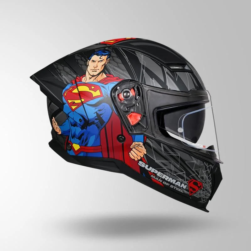 STUDDS HELIOS SUPERMAN EDITION BLACK & N1-BLUE