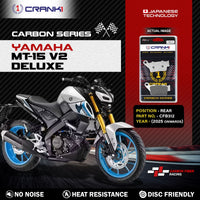 Carbon Brake Pads For Yamaha MT-15 V2 Deluxe (2025 Onwards) - Rear - CFB312 - 1 Set | No Noise | High Performance | Superior Stopping Power | Heat Resistant | Long Life