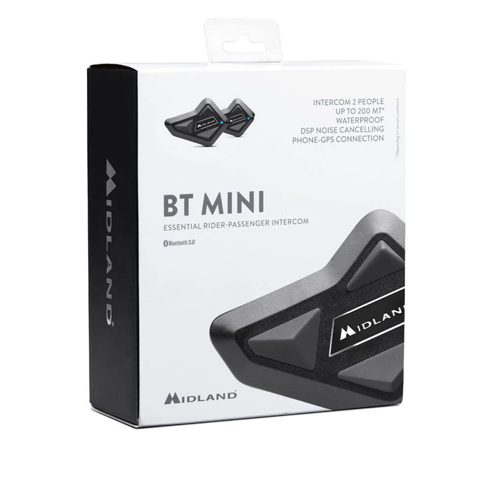 MIDLAND BT MINI 100%  UNIVERSAL INTERCOM (Twin Pack)