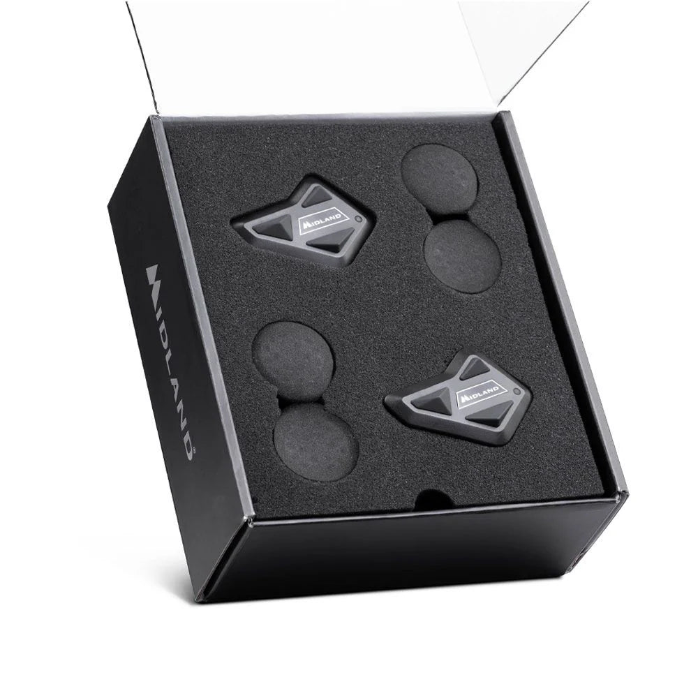 MIDLAND BT MINI 100%  UNIVERSAL INTERCOM (Twin Pack)