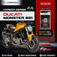 Carbon Brake Pads For Ducati Monster 821 (2018-2020) - Rear - CFB662 - 1 Set