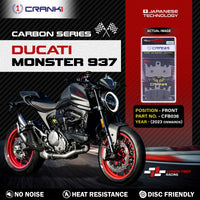 Carbon Brake Pads For DUCATI MONSTER 937 (2023 ONWARDS) - Front - CFB036 - 2 Sets
