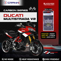Carbon Brake Pads For Ducati Multistrada V2 (2015-2017) - Front - CFB036 - 2 Sets
